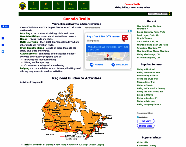 Canadatrails.ca thumbnail Canadatrails.ca thumbnail