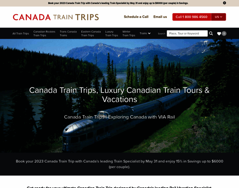Canadatraintrips.com thumbnail