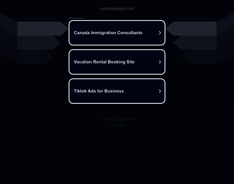 Canadawale.com thumbnail