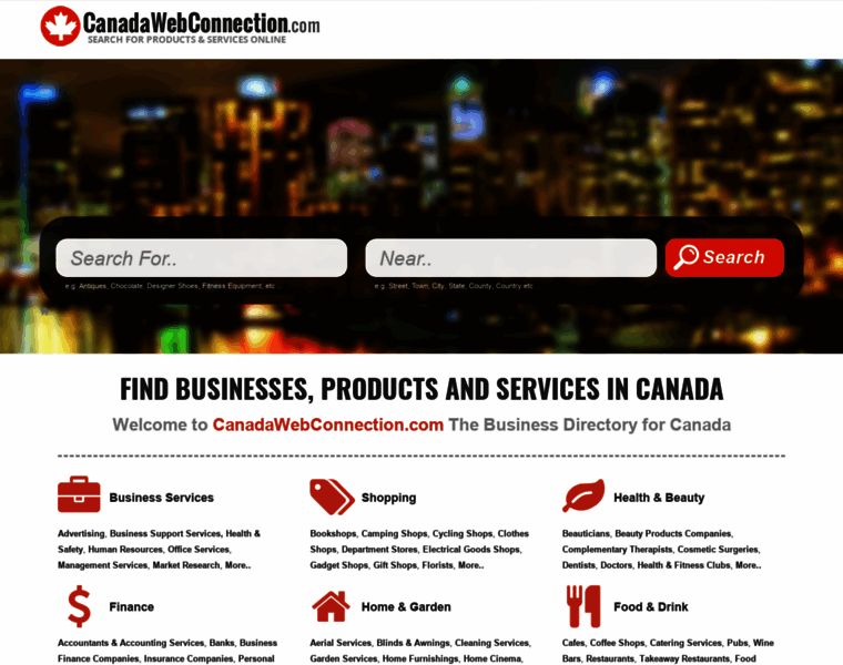 Canadawebconnection.com thumbnail