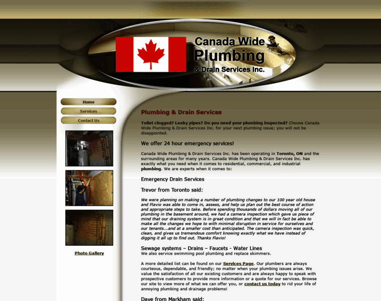 Canadawideplumbing.com thumbnail