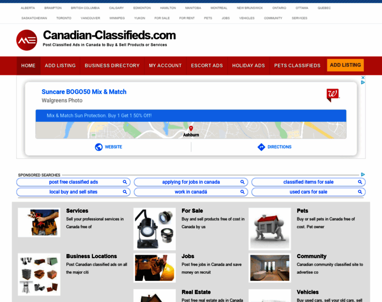 Canadian-classifieds.com thumbnail