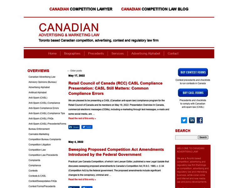 Canadianadvertisinglaw.com thumbnail