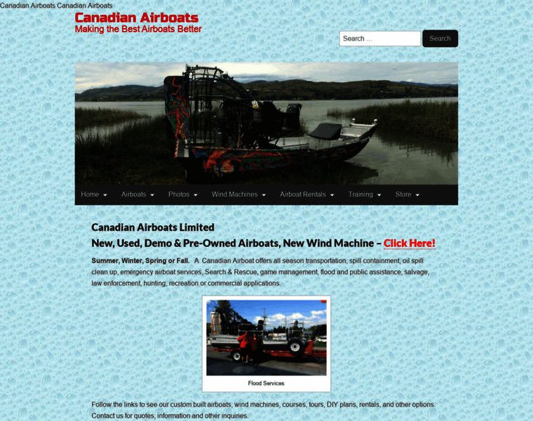 Canadianairboats.com thumbnail