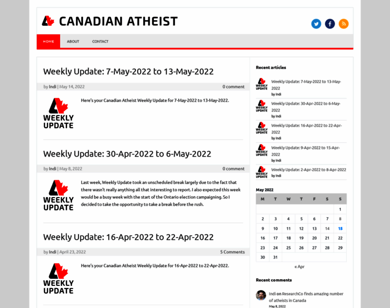 Canadianatheist.com thumbnail