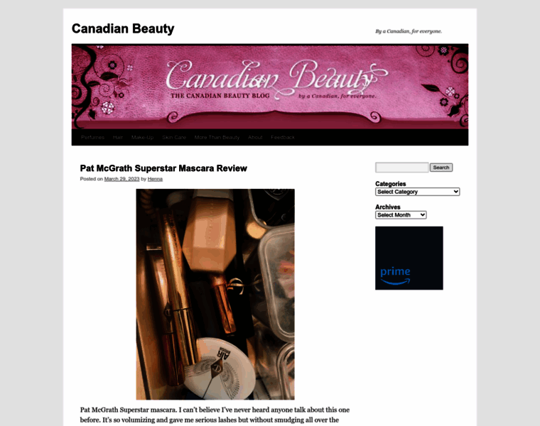 Canadianbeauty.com thumbnail