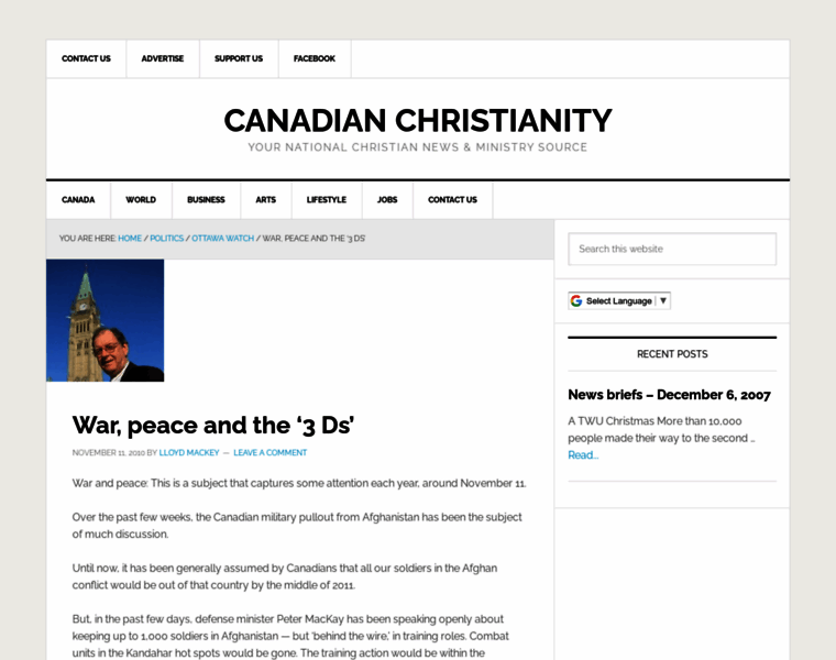 Canadianchristianity.com thumbnail