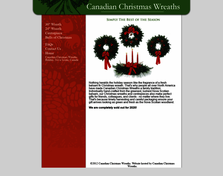 Canadianchristmaswreaths.com thumbnail