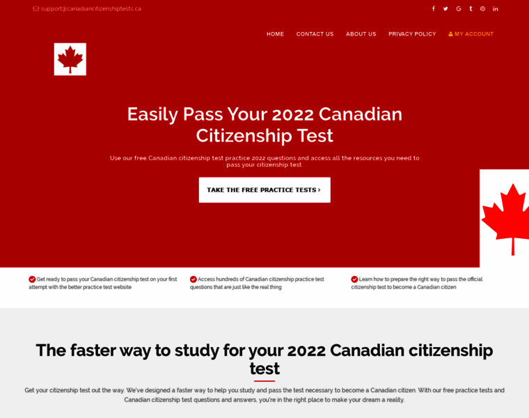 Canadiancitizenshiptests.ca thumbnail