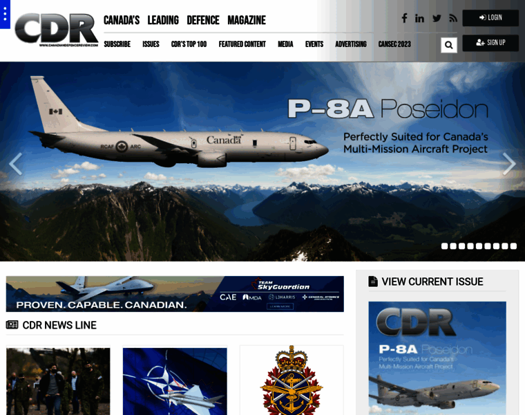 Canadiandefencereview.com thumbnail