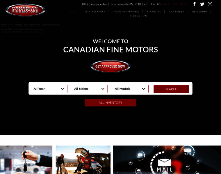 Canadianfinemotors.ca thumbnail
