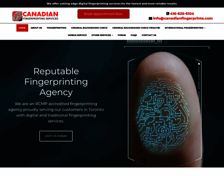 Canadianfingerprints.com thumbnail