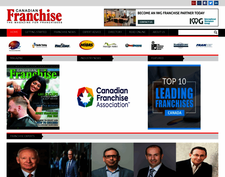 Canadianfranchisemagazine.com thumbnail