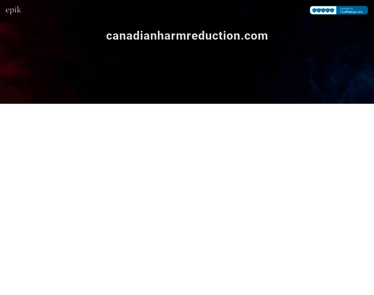 Canadianharmreduction.com thumbnail