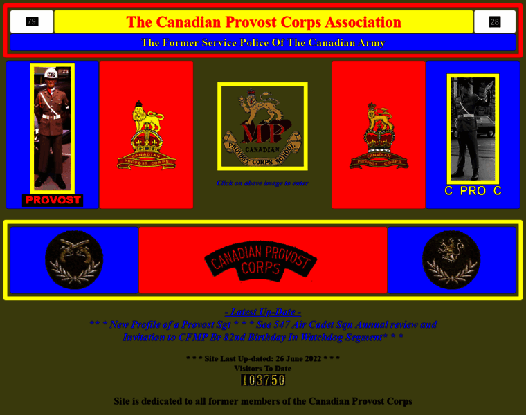Canadianprovostcorps.ca thumbnail