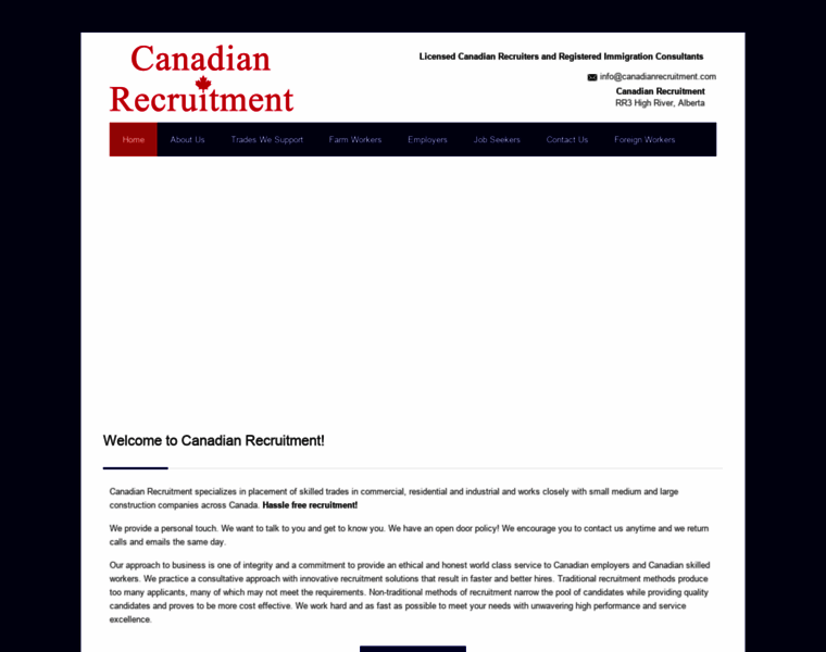 Canadianrecruitment.com thumbnail