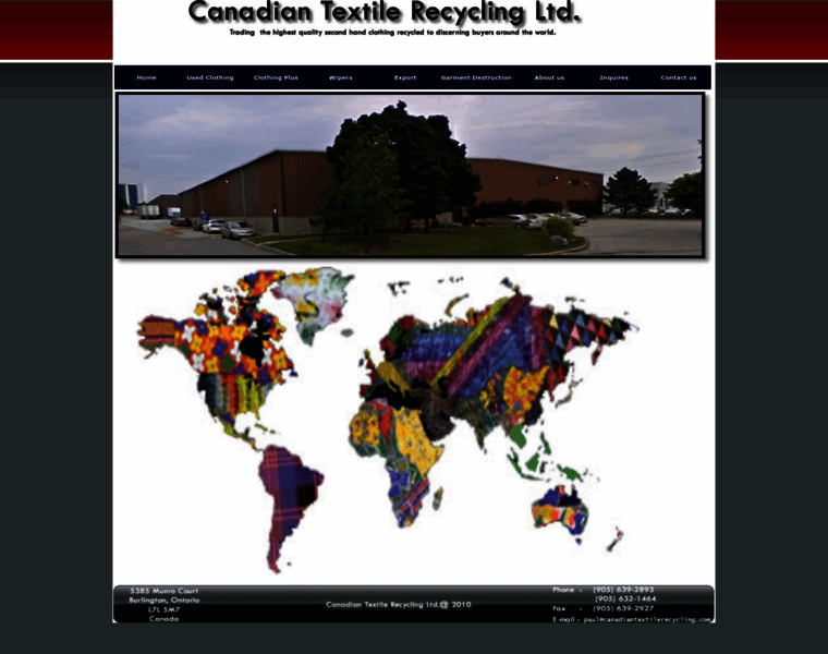 Canadiantextilerecycling.com thumbnail