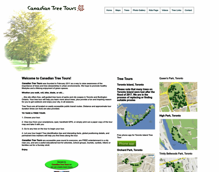 Canadiantreetours.org thumbnail