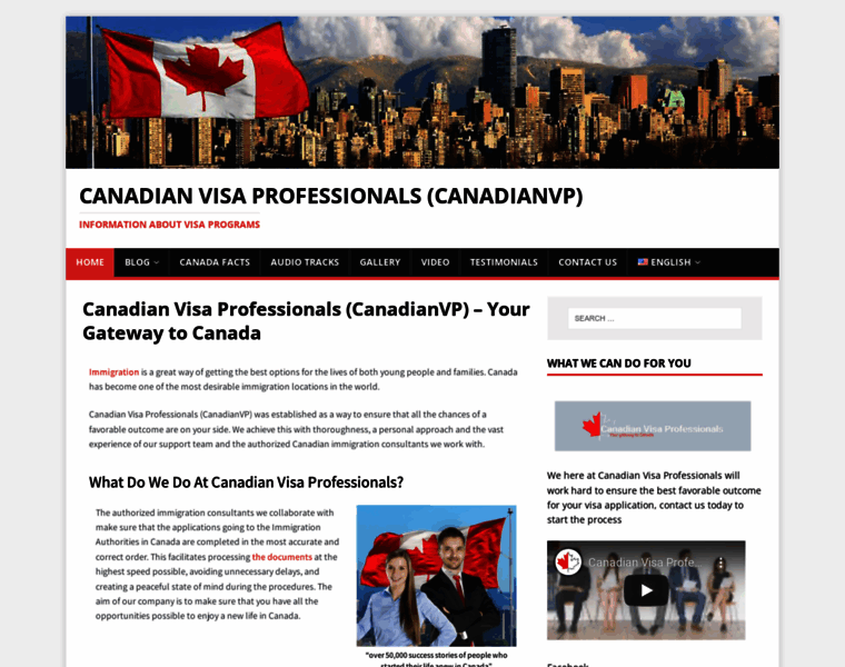 Canadianvisaprofessionals.com thumbnail
