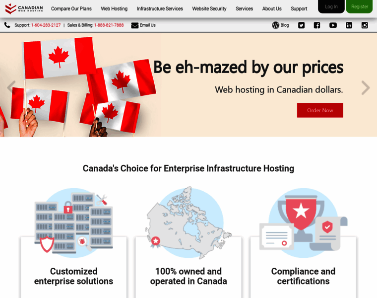 Canadianwebhosting.com thumbnail