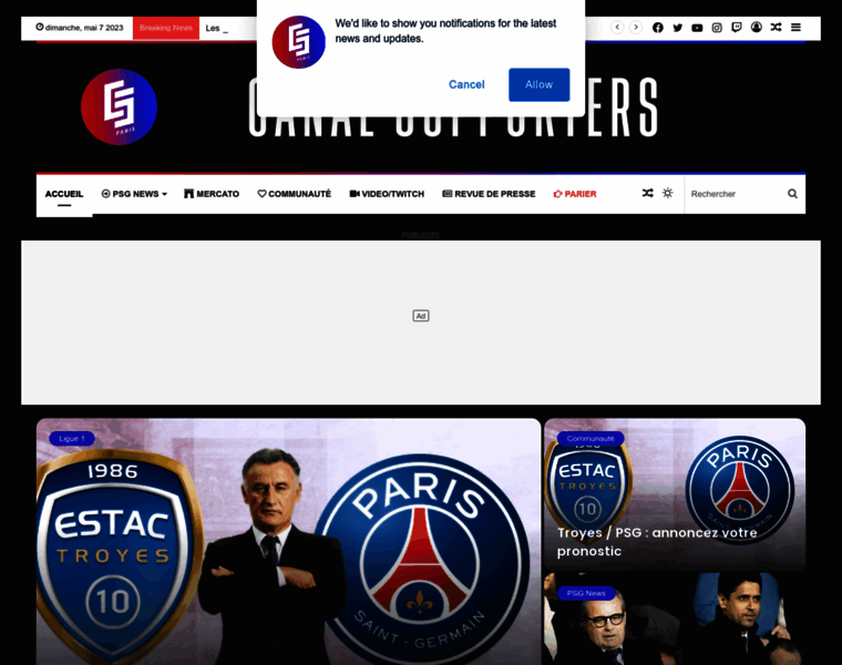 Canal-supporters.fr thumbnail