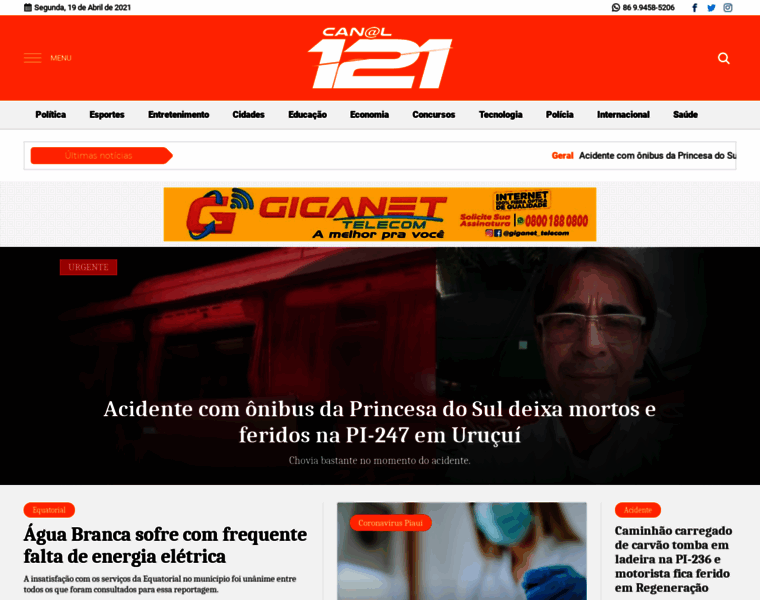 Canal121.com.br thumbnail