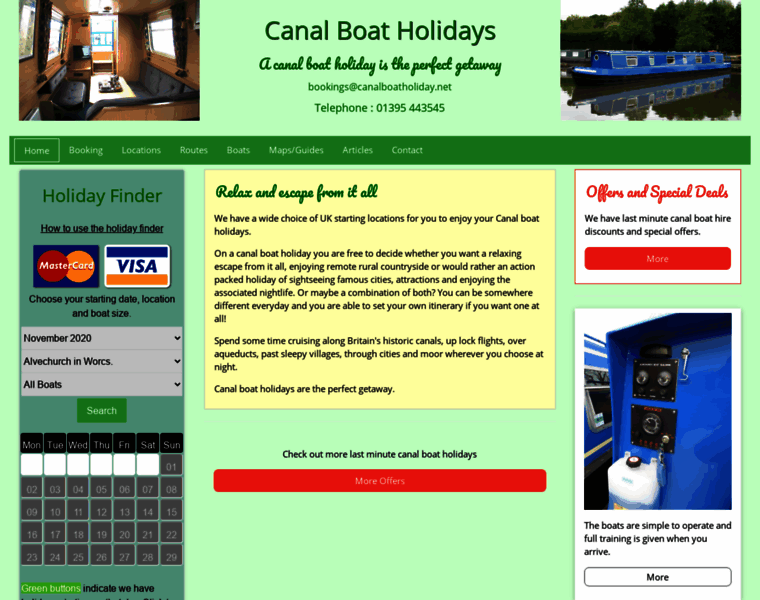 Canalboatholiday.net thumbnail
