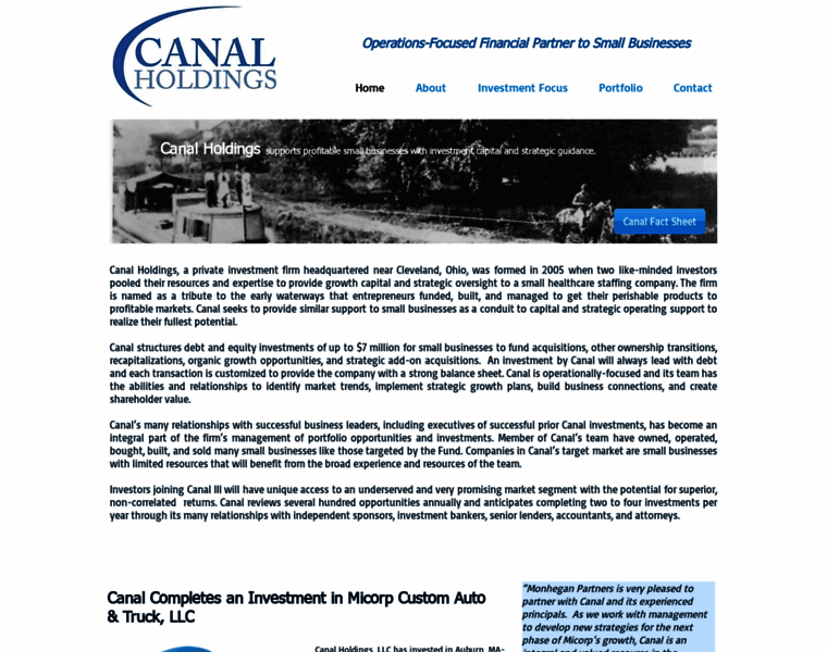 Canalcapital.com thumbnail