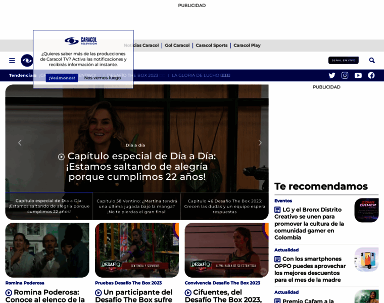 Canalcaracol.com thumbnail