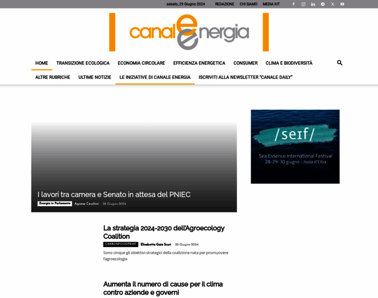 Canaleenergia.com thumbnail