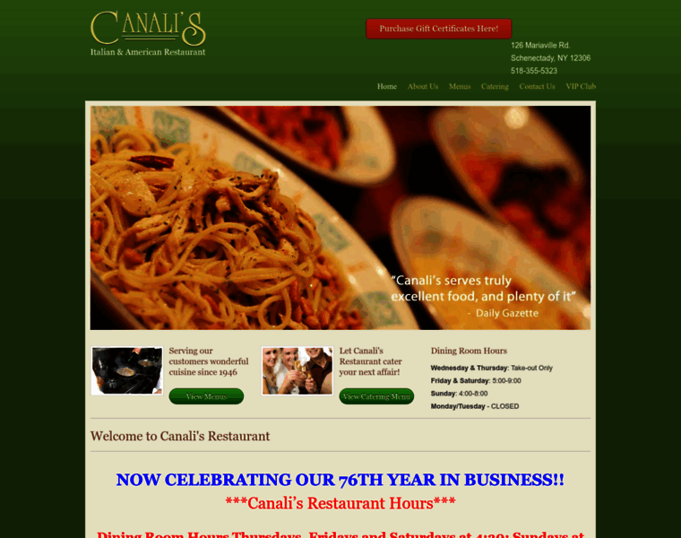 Canalisrestaurant.com thumbnail
