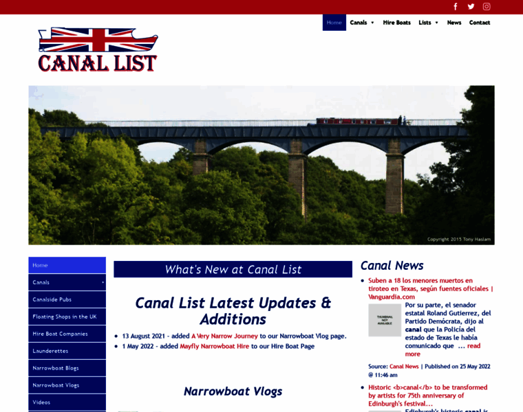 Canallist.co.uk thumbnail