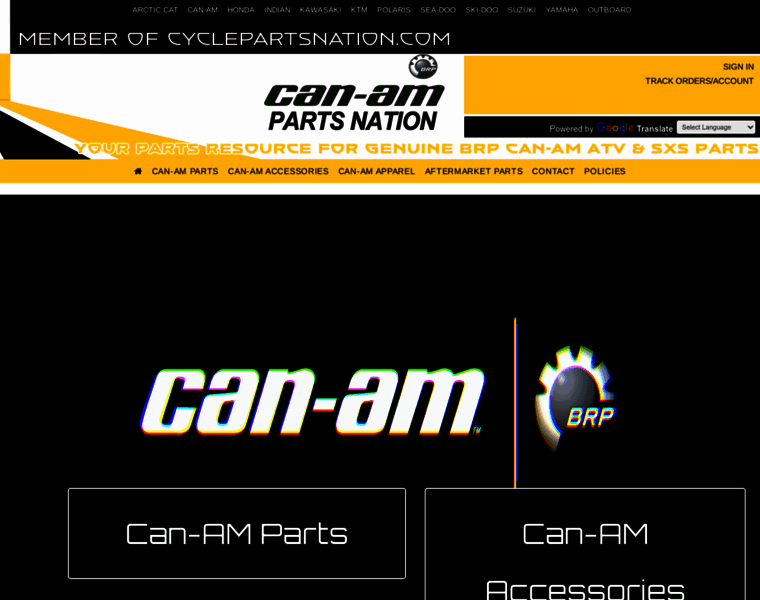 Canampartsnation.com thumbnail