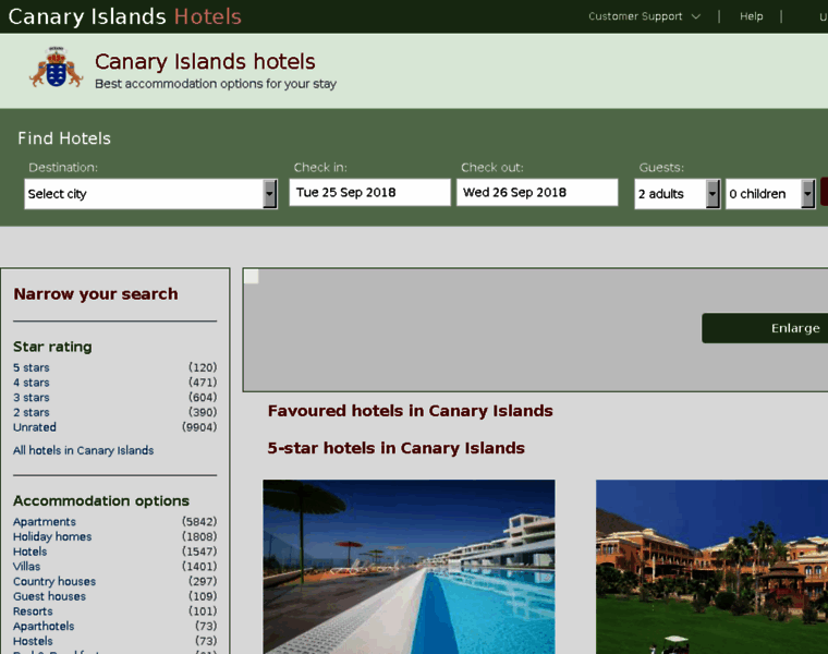 Canary-islands-hotels.com thumbnail