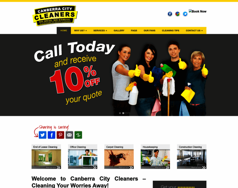Canberracitycleaners.com.au thumbnail