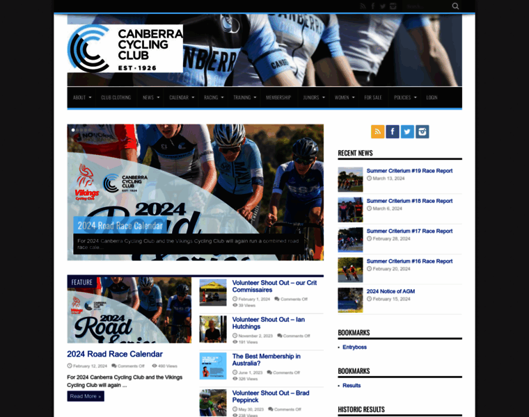 Canberracyclingclub.org.au thumbnail