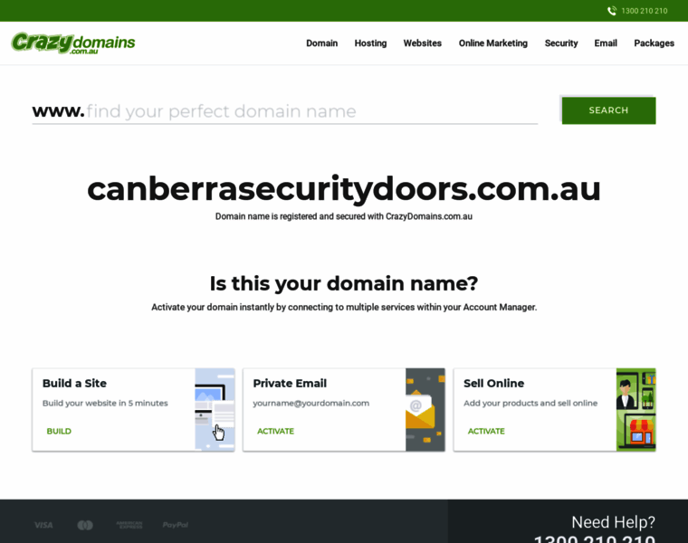 Canberrasecuritydoors.com.au thumbnail