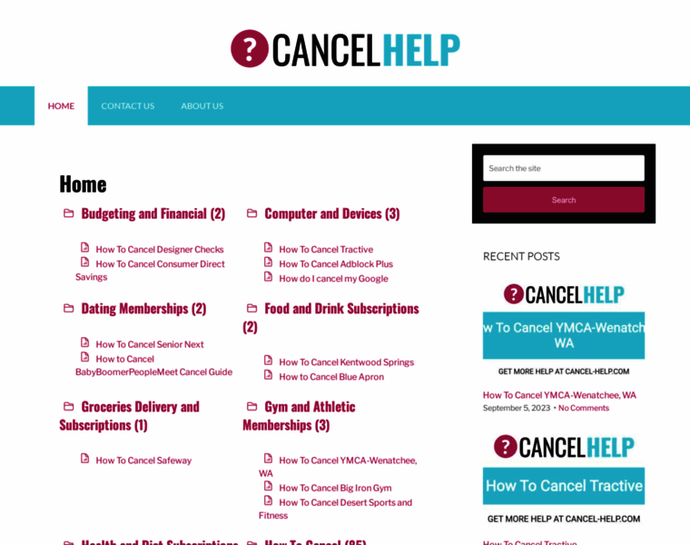 Cancel-help.com thumbnail