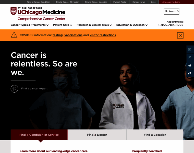 Cancer.uchicago.edu thumbnail