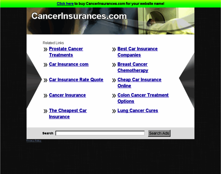 Cancerinsurances.com thumbnail