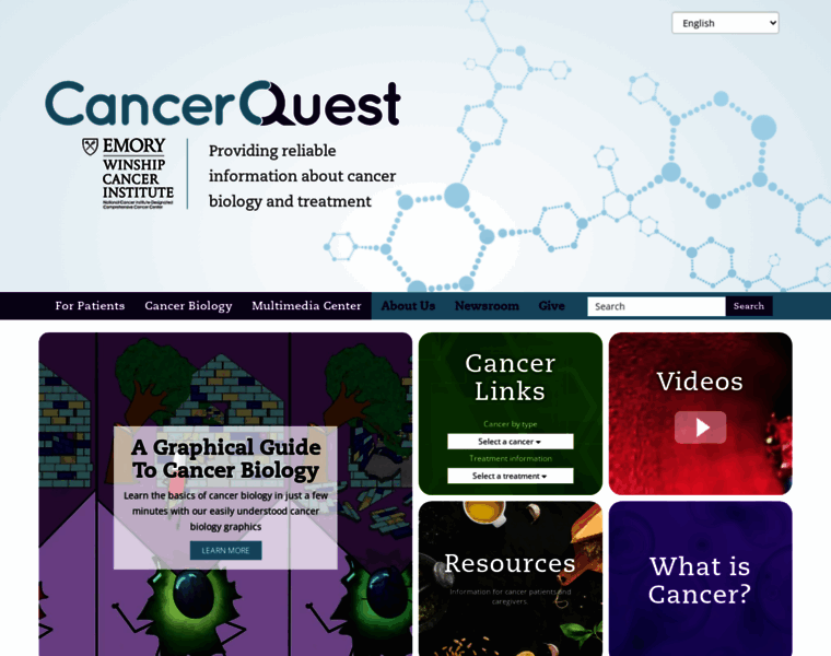 Cancerquest.org thumbnail