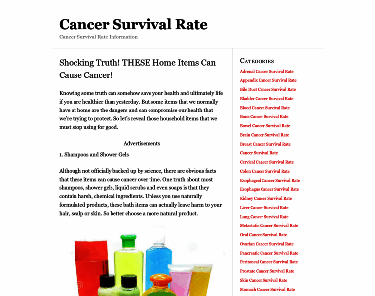 Cancersurvivalrate.net thumbnail