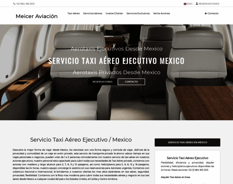 Cancun-executive-aircraft.com thumbnail