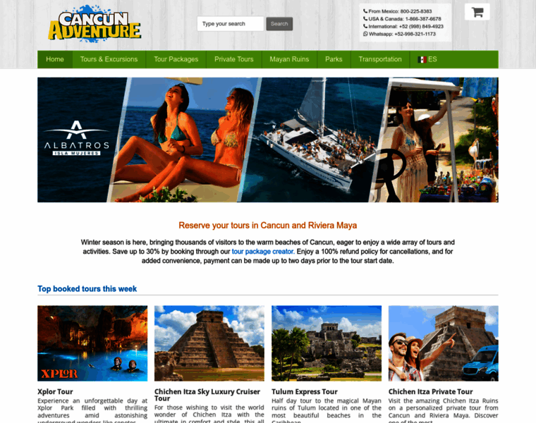 Cancunadventure.net thumbnail