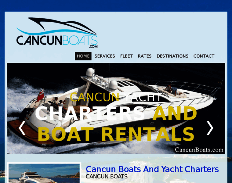 Cancunboats.com thumbnail