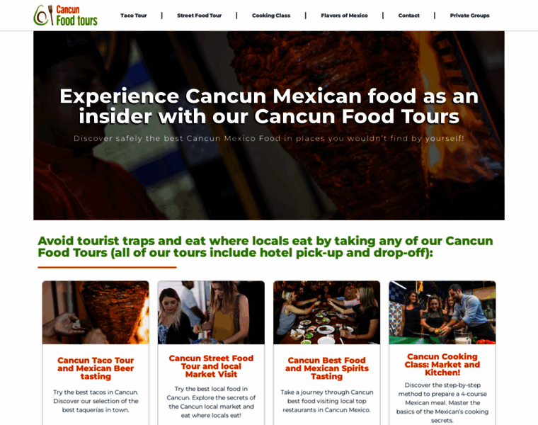 Cancunfoodtours.com thumbnail