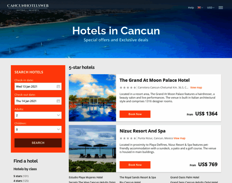 Cancunhotelsweb.net thumbnail