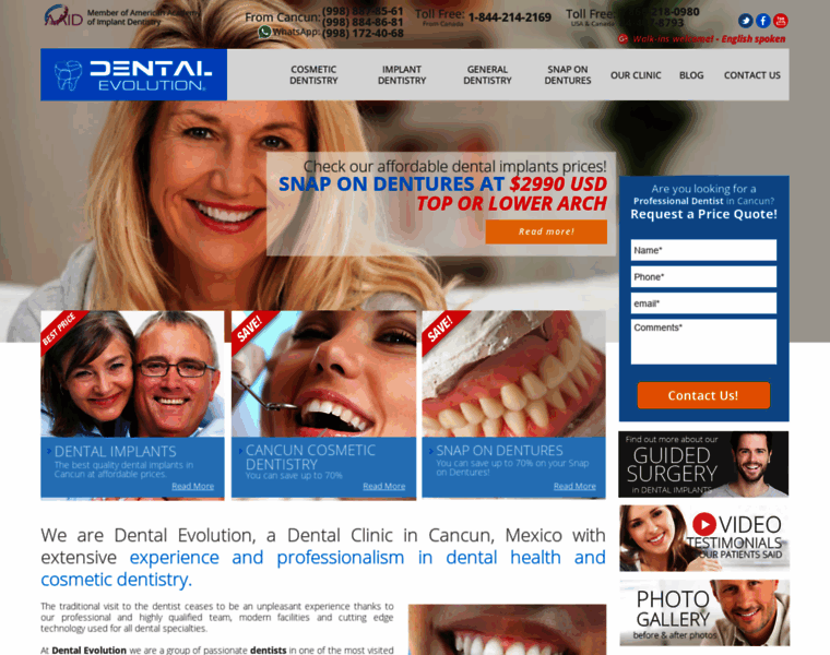Cancunimplantdentistry.com thumbnail