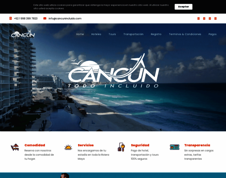 Cancunincluido.com thumbnail