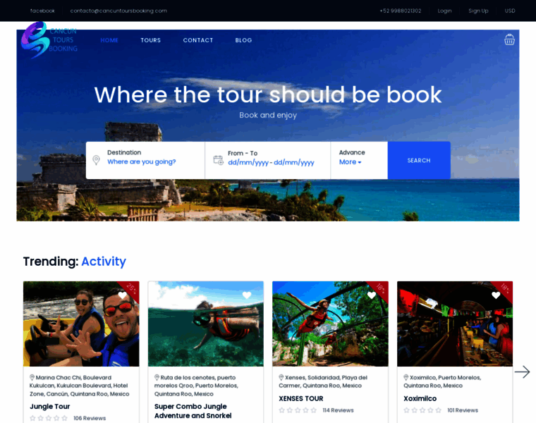 Cancuntoursbooking.com thumbnail Cancuntoursbooking.com thumbnail